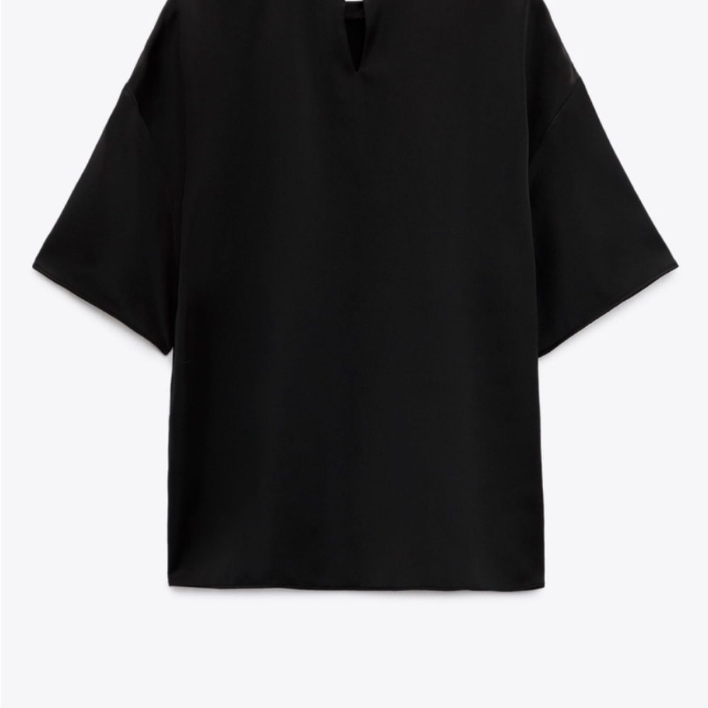 Zara Satin Tee๐ป๐ป๐ป - Picture 4 of 12